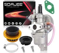 SOAJEE Carburetor Gold Filter for 43cc - 47cc 49cc 2-stroke Engine Mini Moto ATV Quad Go Kart Moped Chopper Brush Cutter Minimoto X1 X2 X6 X8 Pocket Dirt Rocket Super Bike Scooter Motocross