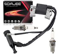 SOAJEE Ignition Coil Compatible with Champion Power 196cc 6.5HP 3500 4000 Watt Generator 40008 40026 46514 46515 46516 46517 46535 46539 46540 46551 46553 46554 46555 46558 46561 46596 3500W 4000W 4KW