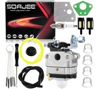 SOAJEE T230 T230X T230XR Carburetor Compatible with Shindaiwa T220 T230B T230BA T282 T282X TCX230 C230 F230 LE230 M230 PB230 S230 X230 81088 C2510 AH2510 CT2510 C3410 E3000 GP3410 M2510 PB3410 H T2510