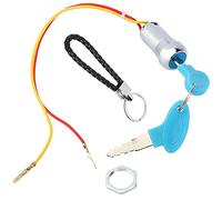 SOAJEE Universal 2 Wires Ignition Key Switch for Motorcycle ATV Electric Bicycle Quad Electric Scooter Go Kart Moped Buggy Choppers Pocket Pit Dirt Mini Super Bike