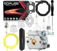 SOAJEE WT-973 Carburetor for 753-06190 753-06423 753-08501 751-14840 951-14840 WT-973-1 WT-1116 WS2200 BL110 BL125 BC280 M2510 RM2510 TB22EC TB32EC Y2560 YM21CS 25cc 27cc String Trimmer Leaf Blower