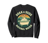 Soak And Suds Shirt Natural Water Retro Bath Hot Springs Sweatshirt