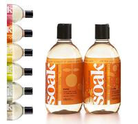 Soak Laundry Soap - 2 Pack Shop & Share | No Rinse, Plant Derived Hand Wash Detergent - 375 ml / 12 fl. oz, 75+ Washes (Yuzu)
