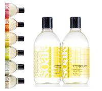 Soak Laundry Soap - 2 Pack Shop & Share | No Rinse, Plant Derived Hand Wash Detergent - 375 ml / 12 fl. oz, 75+ Washes (Pineapple)