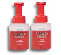 Soak | Shower Shake - Fruity Strawberry Body Wash | This Fun, Shake-to-Foam Body Wash Leaves Your Skin Soft, Fresh, and Smelling Deliciously Fruity | 300mL Each