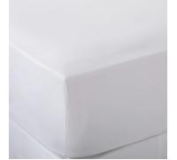 Soak&Sleep White 500 Thread Count Egyptian Cotton 40cm Deep Fitted Sheets - Super King - x1
