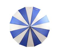 Soake Boutique Classic Pagoda Umbrella in Blue and Cream