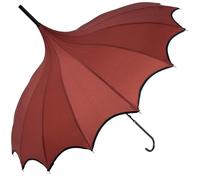 Soake Boutique Scalloped Pagoda Umbrella - Rust
