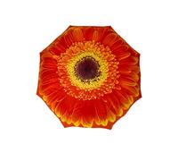Soake StormKing Folding Floral Umbrella Orange Daisy