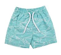 Soaked Boys Swim Shorts (Shark Aruba Blue, 1-2 Years)