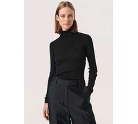 Soaked in Luxury Carina Metallic Knit Slim Fit Pullover Metallic