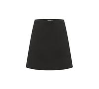 Soaked In Luxury Women's Skirt High-Waisted Pockets Mid-Thigh Length A-line Fit, Black, XXL