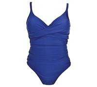 Soaked Ladies Tummy Control Swimming Costume (Navy, 20)