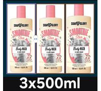 Soap and & Glory SMOOTHIE STAR Hydrating Body Wash 500ml -x3 Bottles