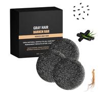 Soap Bar for Reversing Grey Hair, Black Soap to Cover Grey Hair, Natural Black Soap, Provides Hair, Gives Hair a Darker, Healthier Look (3)