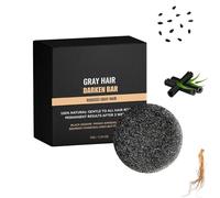 Soap Bar for Reversing Grey Hair, Black Soap to Cover Grey Hair, Natural Black Soap, Provides Hair, Gives Hair a Darker, Healthier Look (1)