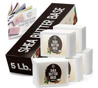 Soap Base for Soap Making, Soap Base for Melting and Pouring for Crafts, Moisturising Glycerin Soap, 5 Pound, Odourless, Shea Butter