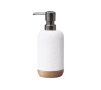 Soap Bottle Light Luxury Soap Dispenser High-grade Lotion Press Bottle Empty Hotel Shampoo Shower Gel Dispensing Kitchen Decor(White)