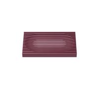 Soap Box 1Pcs Bathroom Silicone Flexible Soap Dishes Storage Holder Soapbox Plate Tray Drain Bath Tools Simple Creativity Box(A red)