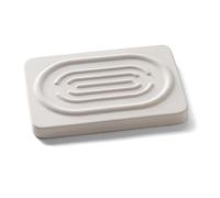 Soap Box Diatomaceous Earth Bathroom Shelf Absorbent Solid Color Soap Drainage Tray Quick-drying Portable Dish Household(Color 3)