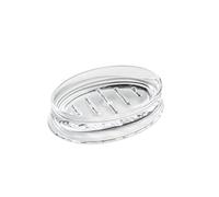 soap box holder, Soap Dish Holder,SoapTray,Self-Draining Transparent, Acrylic Drain, Household Countertop Box(2 Pack)