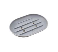 Soap Box Silicone world Bathroom Dish Plate Case Home Shower Travel Hiking Holder Container Soap Box Rack Flexible(Gray)