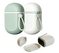 Soap Box Travel,Smavles 2Pcs Travel Soap Case Soap Box with Lid Portable Waterproof and Leakproof Shower Including Convenient Handle,Soap Dish for Travel,Bathroom,Camp,Outdoor