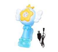 Soap Bubble Bubble TID for - Party Favors, Foam Blowing Cane | Electric Fan Switching 3 Mode Light Activity Gift, Durable Tube