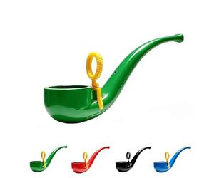 Soap Bubble Pipe, 3D Printed Retro Bubble Blower, Reusable Retro Fun Style Bubbles Maker, Fake Bubbles Pipe Stress Relief Toy, for Party, Outdoor, Backyard Parties & Birthdays (green)