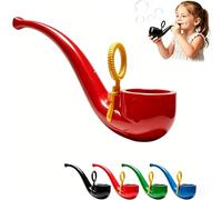Soap Bubble Pipe, Novelty 3D Printed Bubble Blower Toy, Retro Style Bubbles Maker, Lightweight & Portable Bubbles Blowing Wand for Kids & Adults, Outdoor Parties, Backyard, Picnic Play