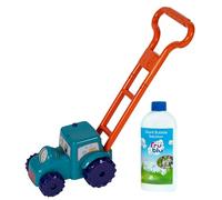 Soap bubble set, bubble tractor + liquid 400 ml Bubble Machine for Kids Bubble Blower for Toddlers Bubble Maker for Little Boys Girls Fun Outdoor Party (0396)