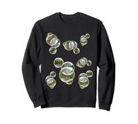 Soap Bubbles Floating Rainbow Whimsical Dreamy Sweatshirt
