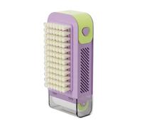 Soap Case | Cleaning Brush - Portable Household Dish Brush with Roller Multifunction for Shoes Floor Sink Use Dorm Camping Travel Kitchen and for Home Use, purple, Se référer à la description, Refer