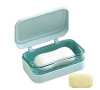 Soap Case For Shower - Bathroom Soap Dish | Leakproof Container For Bathroom Bathtub Shower Sink Travel Kitchen Dishwashing - Self Draining Bathrooms, Kitchen Sponges, Easy Cleaning