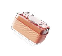 Soap Cleaning Storage Foam Box | Bubble Box with Roller and Drainage Holes | Self-Draining Soap Dish Brush for Camping, Outdoor, Bathroom, Shower, Gym, Hiking