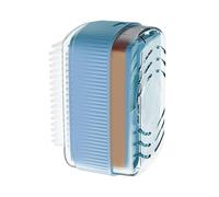 Soap Container, 5.12x2.95 inches, Soap Dispenser Case with Draining Rack for Laundry and Clothes Scrubbing, Portable for Camping, Dormitory, RV, Sink, or Counter Use, Convenient for Travel, Women