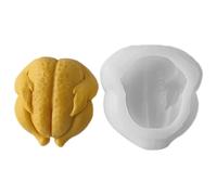 Soap Crafting and Gifts Mold Flexible Silicone Chicken Ornament Mold Delicate Turkey Shape Ornament Moulds