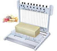 Soap Cutter Machine, Multi-Wire Adjustable Cutting Size, Precision Slicer for Handmade Soap, Loaf, Candles, Cheese, Butter - Ideal for Crafting and Baking