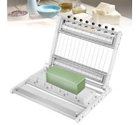 Soap Cutter, Professional Multi-Wire Cutting Machine for Handmade Soap, Adjustable Thickness 2/2.5/3cm, Durable Steel Wire, Ideal for DIY Soap Making