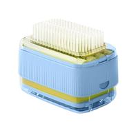 Soap Dish - Bubble Holder with Laundry Roller, Dispenser Brush Cleaning with Foam Container for Bathroom Kitchen Sink Shower Tub