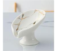 soap dish， Ceramic Water Guide Hole Dish Storage Plate Tray Shower Bathroom 1pc