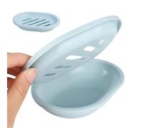 Soap Dish for Shower | Double Layer Travel Bar Soap Holder - Soap Holder, Slotted Detachable Soap Saver Case for Camping, Gym