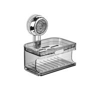 Soap Dish For Shower - Wall Mounted Soap Tray For Bathroom | Self Draining Sink Holder | Waterproof Sponge Organizer | Drill-Free Soaps Holder For Toilet Travel Sink Laundry Dorm Bathtub And Others