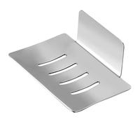 Soap Dish Holder, stainless steel Tray 3M Self-Adhesive Chrome Finish Shower Sink Bar Soap Sponge Holder
