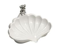 Soap Dish Remover, Soap Dish for Bathroom, Soap Dish, Self-Draining Soap Dish, Universal Drain, Decorative and Elegant Soap Dish for Shower, Travel, Bathroom, Kitchen