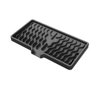 Soap Dish - Silicone Draining Bar Soap Dish | Quick-Drying Holder Saver Organization for Lotion Shampoo Perfume Toiletries Sponge Restroom Hotel Countertops Travel