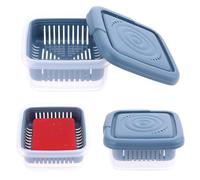 Soap Dish with Lid Leakproof Soaps Box Square Soap Travel Case with Drainage Layer Shower Shampoo Holder Travel Size Toiletries for Gym Bathroom Traveling Camping