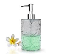 Soap Dispenser 400ml Clear Hand Soap Dispenser, Non-Slip Liquid Press Pump Bottles, Refillable Hand Liquid Soap Dispenser, for Kitchen & Bathroom Countertop, BPA Free, 13.5 OZ, BPA Free
