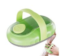 Soap Dispenser Bath Brush - Ergonomic Long Handle Massage Scrubber, Dual-Sided Soft Stiff Bristles Body Brush | Teen Men Girls Grooming Tool, Back Foot Thorax Cleaning Scrubber, Shower EXF