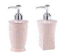 Soap Dispenser Carving soap Dispenser Bath Bottle Empty Bottle Pressure Bottle Shampoo Bottle Bathroom Pump (Color : D) (D)